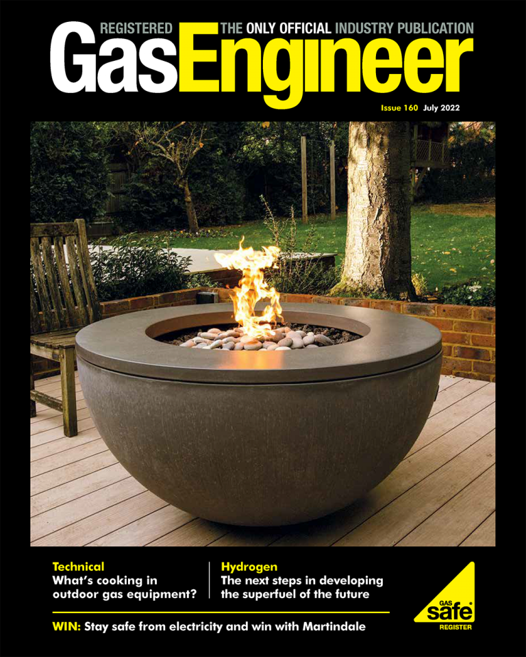 Registered Gas Engineer Magazine Cover July 2022